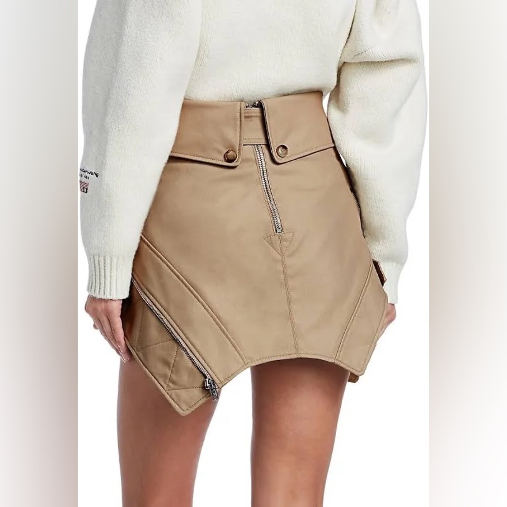Alexander Wang Deconstructed Trench Belted Skirt w/ Zippers 4 - Picture 4 of 14